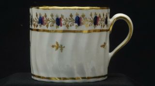 Antique Hall Porcelain,  Pattern 202 Coffee Can Cup 1795 - 1805