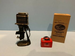 Toy Boat K & O Rare 1962 Toy Outboard Mercury 1000 100hp With Stand And More