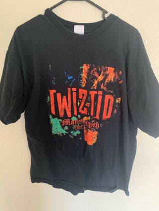 Twiztid Mans Myth T Shirt Icp Insane Clown Posse Xl Rare Vintage