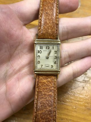 14k Gf Hamilton Watch Wristwatch Vintage
