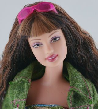 Rare Mattel Barbie Fashion Fever Teresa 2004 Doll Euc Brown Hair Dressed