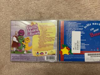 Barney Spanish CDs - Musical Castle/Holiday [Rare] 2