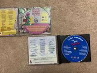 Barney Spanish CDs - Musical Castle/Holiday [Rare] 3