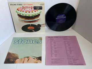 The Rolling Stones Let It Bleed 1969 London Nps - 4 Rare U.  S.  Poster