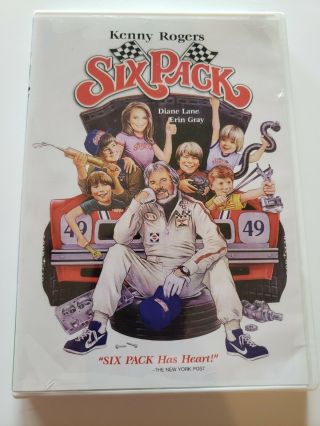 Six Pack Kenny Rogers Diane Lane Dvd Oop Rare