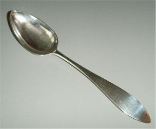 Antique Coin Silver Serving Spoon,  Dated 1849,  8 3/4 Inches,  38 Grams