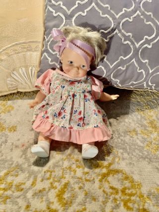 Rare Vintage 1968 Ideal Toddler Thumbelina 10 " Doll Cute