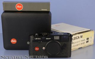 Leica Leitz M4 - P Black 10415 Last Batch M6 Transition Camera Body,  Box Rare Wow