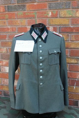 WW2 Lieutenant Colonel Tunic 31st Panzer Regiment from 5th Panzer Div.  VERY RARE 2