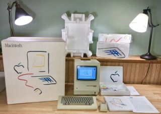 1984 Apple Macintosh 128k Rare Matching Box Set Model M0001 Mac