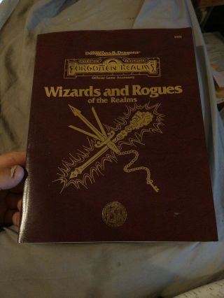 Rare & Nm Wizards & Rogues Of The Realms 1995 1st Print Ad&d 2nd Edition 9492