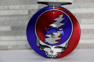 Rare Abel 7 - 8N Grateful Dead Steal Your Face Fly Reel Limited Edition NIB 6