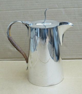 Antique Silver Plate Lidded Water Jug By Walker And Hall