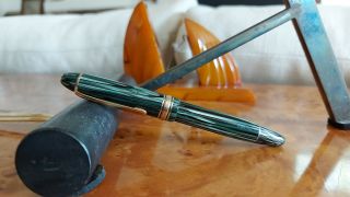 A Rare Green Striated Montblanc 146 - Ex Andy Lambrou