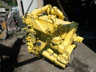 Caterpillar 1693 Turbo Diesel Engine RUNS EXC RARE Truck D343 CAT 2