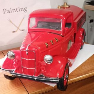 Very Rare 1934 Fire Pumper Fire Truck Jim Beam Decanter