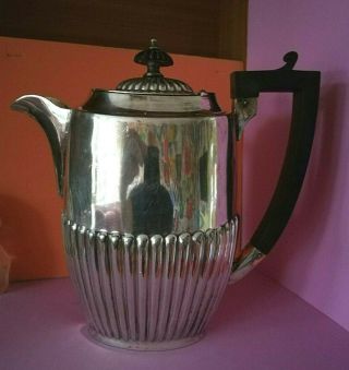 Martin Hall & Co Martinoid 1936 Silver Plated England Antique Rare Large Teapot