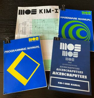 Rare Vintage Microcomputer Commodore MOS KIM - 1 with User Manuals and Schematic 2