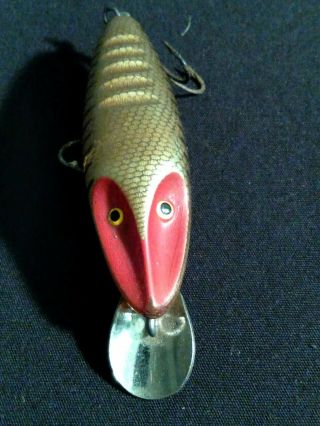 Vintage Paul Bunyan Fishing Lure Found In Old Wood Tackle Box Color