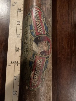 Vintage Ty Cobb Rare 31 1/2 Inch Full Size Louisville Slugger Decal Bat 90