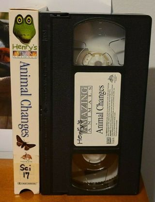 Henry ' s Animals - Animal Changes - VHS Tape - Vintage 3