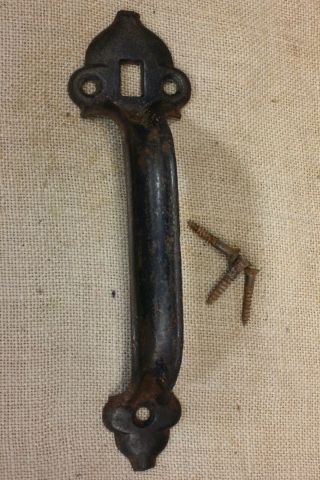 Large Old Barn Thumb Latch 9 5/8 " Handle Door Pull Vintage Rustic Cast Iron