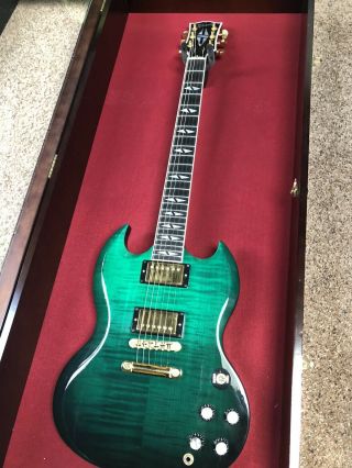 Very Rare Gibson Sg Supreme 2005 Emerald Burst,  In With Ohsc