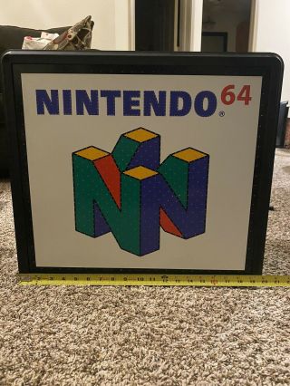 Nintendo 64 Fiber Optic Sign Rare 4