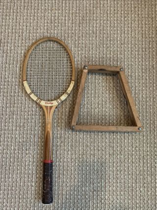 Rare Vintage Dunlop Maxply Fort Wooden Tennis Racket Made In England