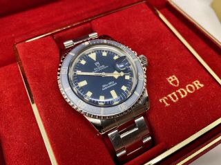Vintage Rolex Tudor Snowflake Prince Oyster Date Submariner Beauty Rare Htf