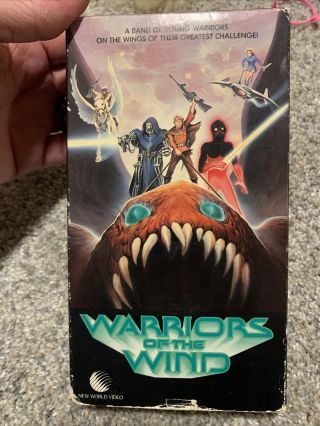 Warriors Of The Wind Vhs 1990 Starmaker R&g Video Anime Rare Oop Miyazaki