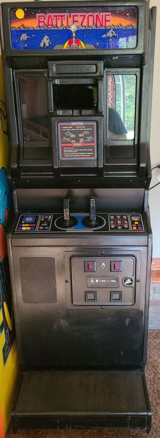 Battlezone Arcade Machine By Atari 1980  Rare Pending