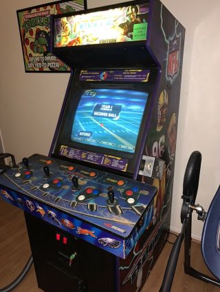 Rare Nfl Blitz 2000 Gold Edition 4 Player Full Size Arcade Game Midway Classic