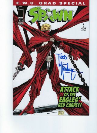 Spawn 232 Ewu Grad Special Autographed By Todd Mcfarlane 1 Of 400 Rare