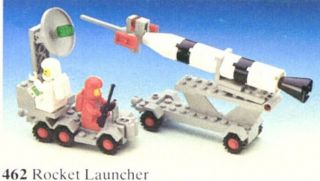 1978 Vintage Lego Space Mobile Rocket Launcher Set 462 Complete W/instructions