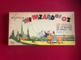 1939,  Wizard Of Oz,  Board Game (rare) Vintage