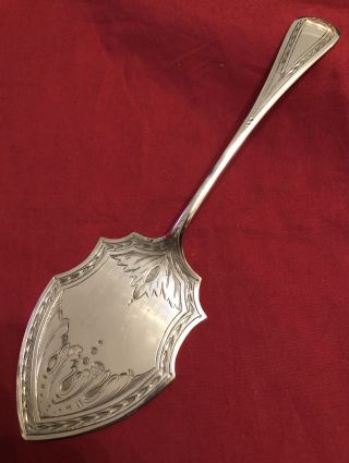 Antique Victorian Silver Plated Cake/pie Server C.  1880’s - 1890’s