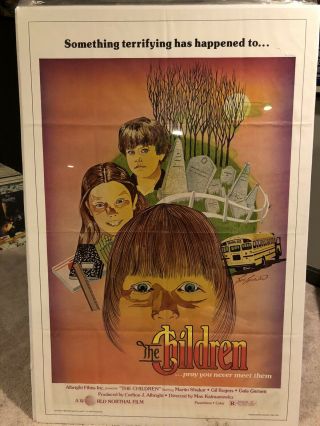 The Children 1980 1 Sheet Movie Poster Horror 27X41 Rare 3