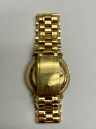 RARE Vintage 1960’s Bulova Accutron 18K Gold Astronaut GMT Watch 24 Hr Bezel 3
