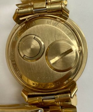 RARE Vintage 1960’s Bulova Accutron 18K Gold Astronaut GMT Watch 24 Hr Bezel 5