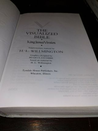 Rare The Visualized Bible King James Version Hardcover See Details Willmington 3