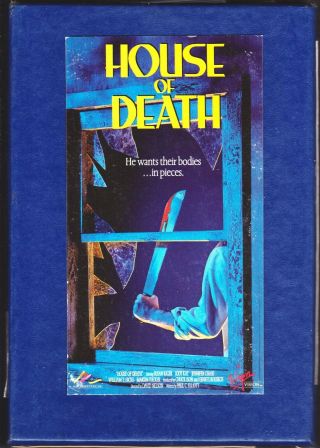 House Of Death Vhs Horror Rare Cut Box