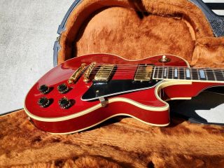 1983 Gibson Les Paul Custom RARE Color Candy Apple Red 5