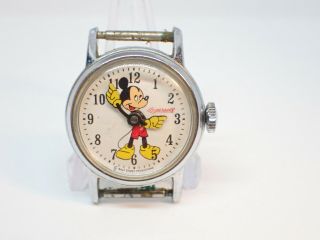 Vintage Ingersoll Mickey Mouse Wind Children 