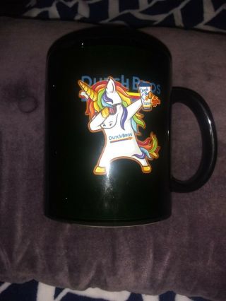 Dutch Bros Rare Rainbow Unicorn Coffee Mug Cup Tea