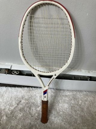 Rare Kneissl White Star Big Made In Austria 4 5/8 Grip Tennis Racquet Good