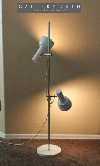RARE MID CENTURY MODERN ARTELUCE FLOOR LAMP SARFATTI STILNOVO 50S VTG POLE RETRO 2