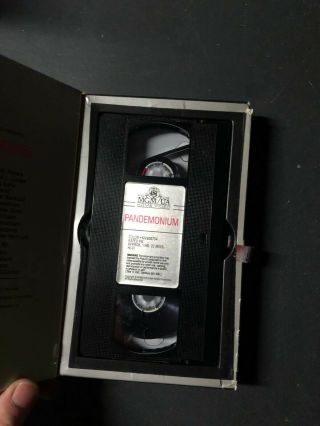 PANDEMONIUM 80S MGM UA VHS RARE OOP HTF BIG BOX COMEDY 2