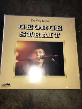 George Strait The Very Best Of 2 Lp Nm Near Us Heartland Vinyl Rare Country