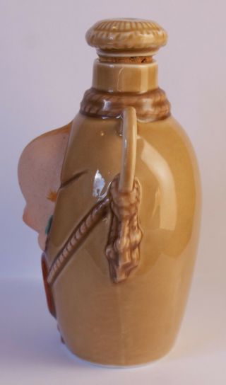 RARE Rose O ' Neill Kewpie Schafer & Vater German Porcelain Stoppered Flask Bottle 4